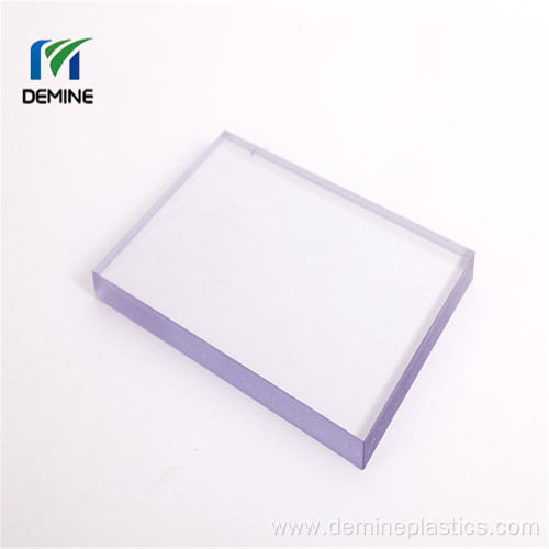 Double hard coated shatterproof polycarbonate windshield